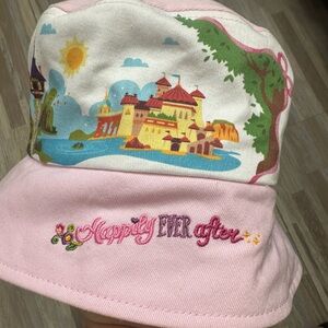 Disney Pink Castle Bucket Hat, Youth Size
